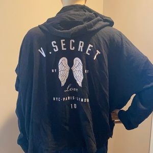 Victoria’s Secret Loose Fit zip up hoodie